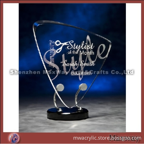 Transparent Triangular High Grade Acrylic Award Gift